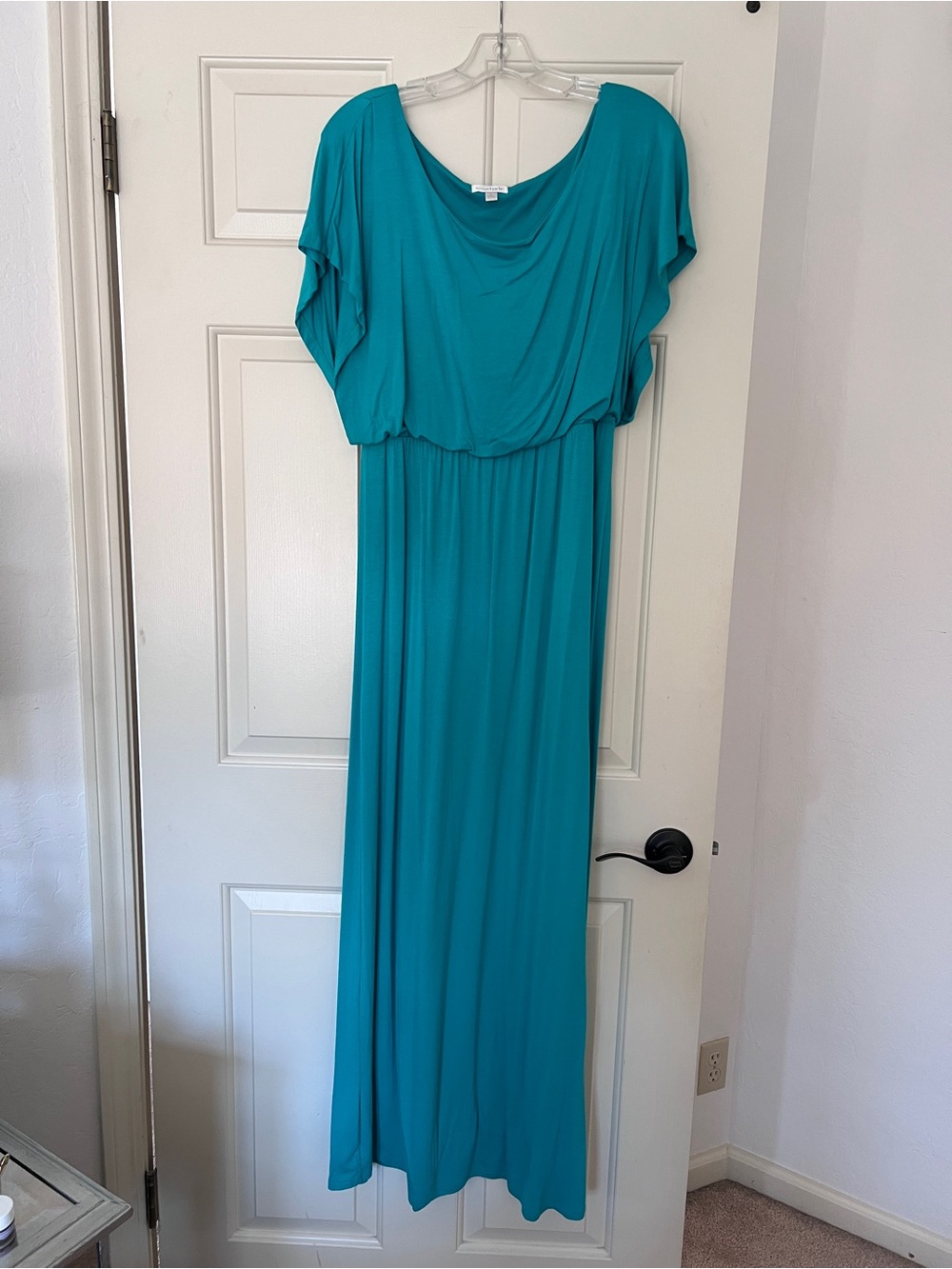 Charming Charlie Teal Maxi Dress